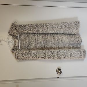 Black and white vest